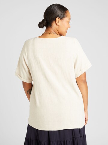 EVOKED Shirt 'Filia' in Beige