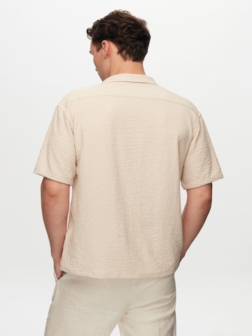 D’S Damat Regular fit Overhemd in Beige