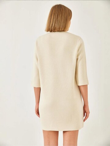 Bianco Lucci - Vestido de malha em bege