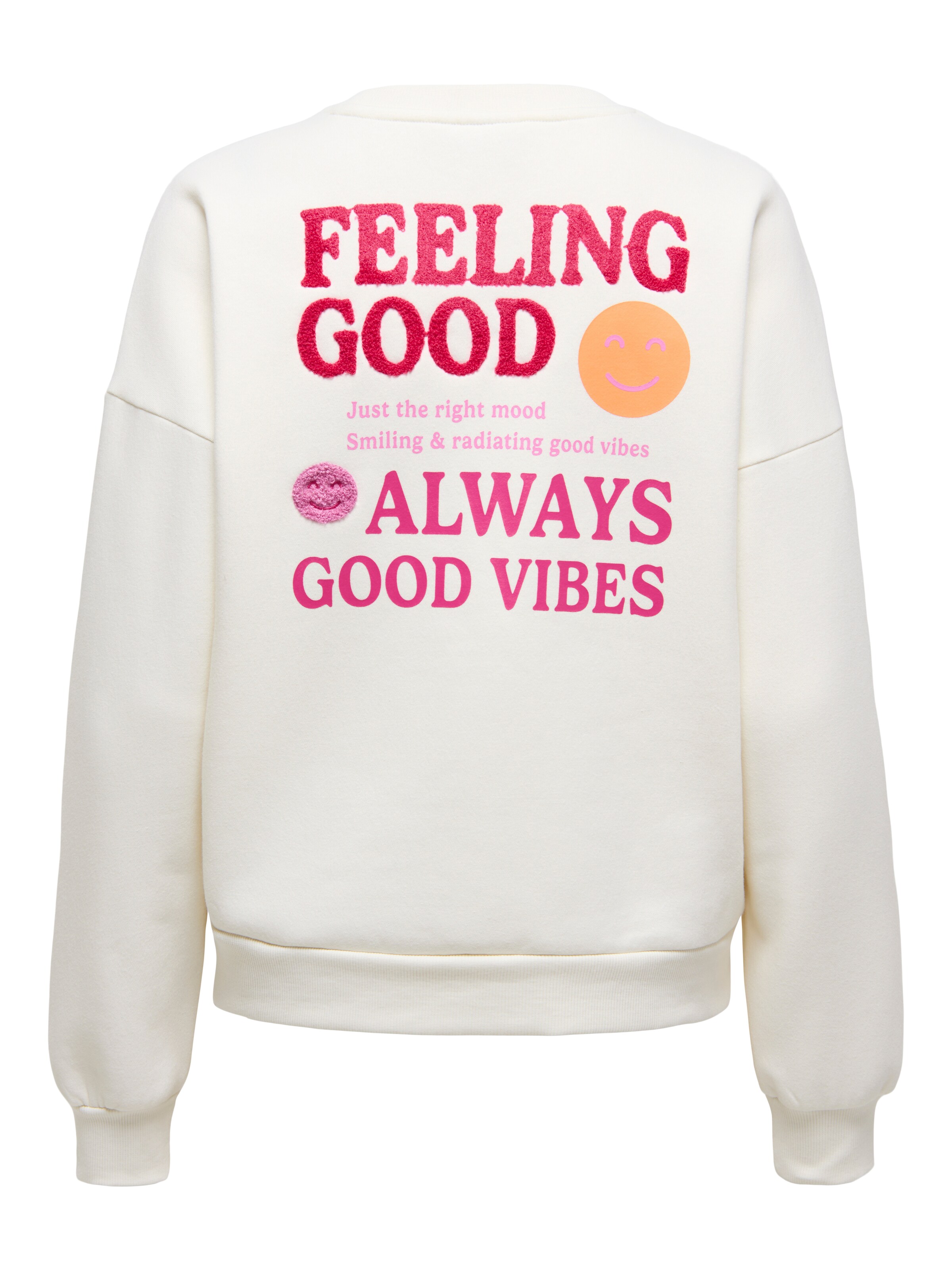 ONLY Sweatshirt in Weiß