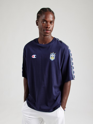 Champion Authentic Athletic Apparel Majica | modra barva: sprednja stran