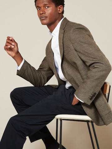 Next Slim fit Business-colbert in Bruin