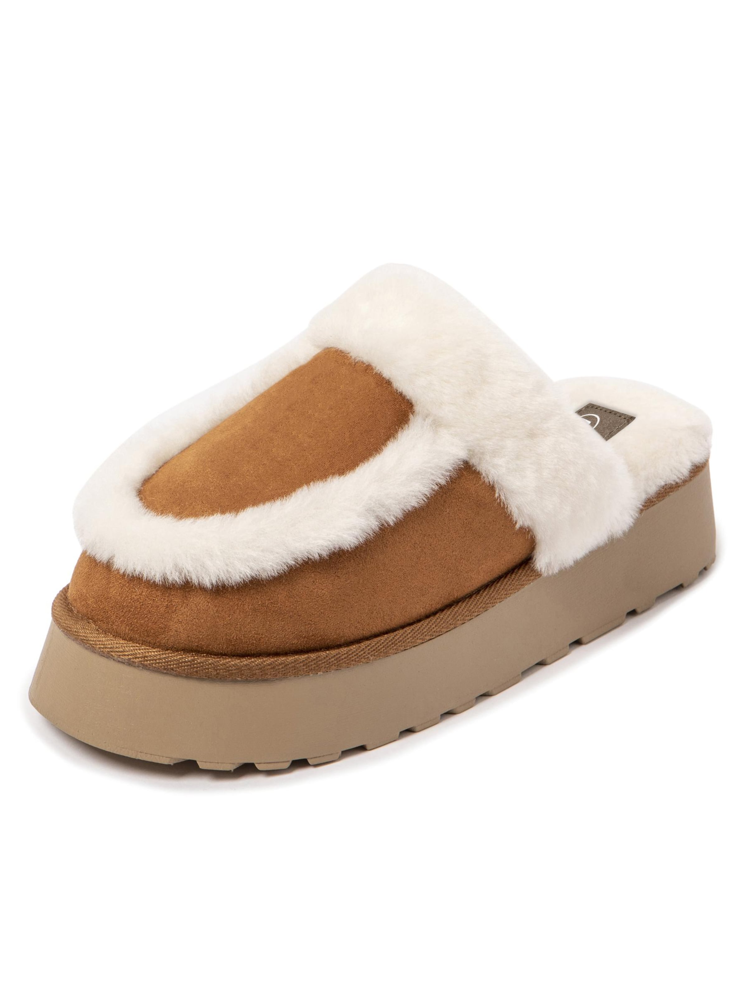 Nuvola. Huisschoenen 'Alaska' in Bruin