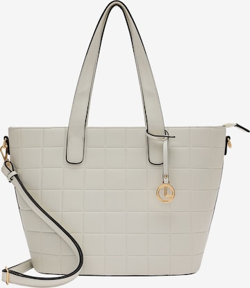 L.CREDI Shopper 'Michaela' in White: front