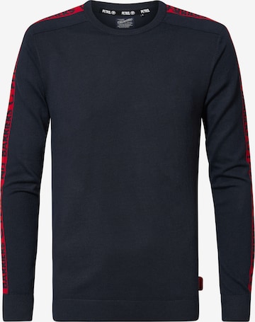 Petrol Industries Sweater in Blue: front