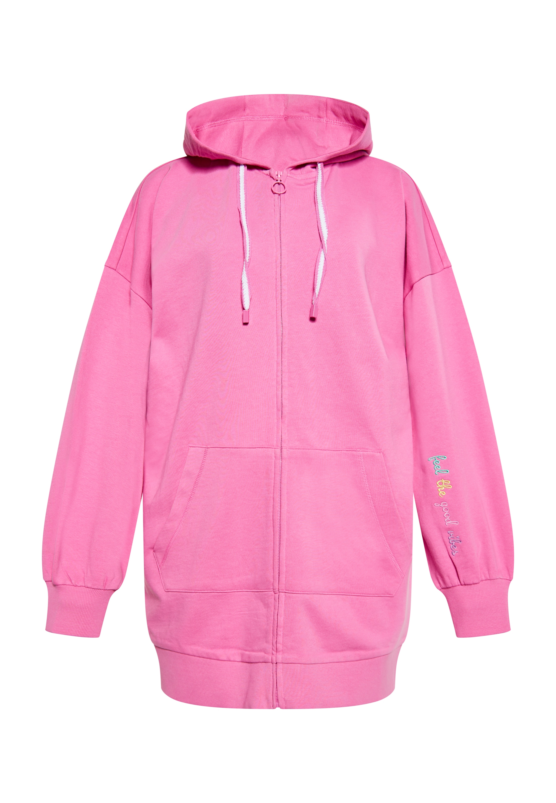 ★ドイツ発*BERSHKA*新作*FADED プリントZIPフーディ/PINK★ Bershka Zip-Up Hoodie in Rose | ABOUT YOU