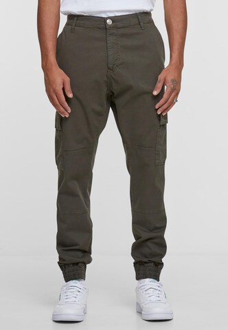 2Y Premium Tapered Cargohose in Grün: predná strana