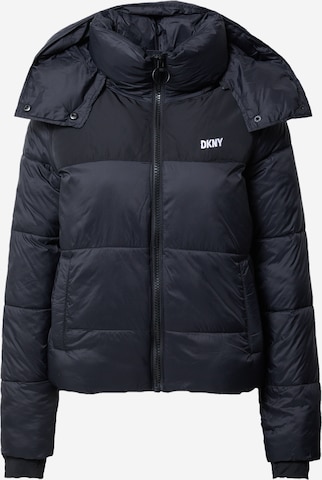 DKNY Performance Athletic Jacket in Black: front