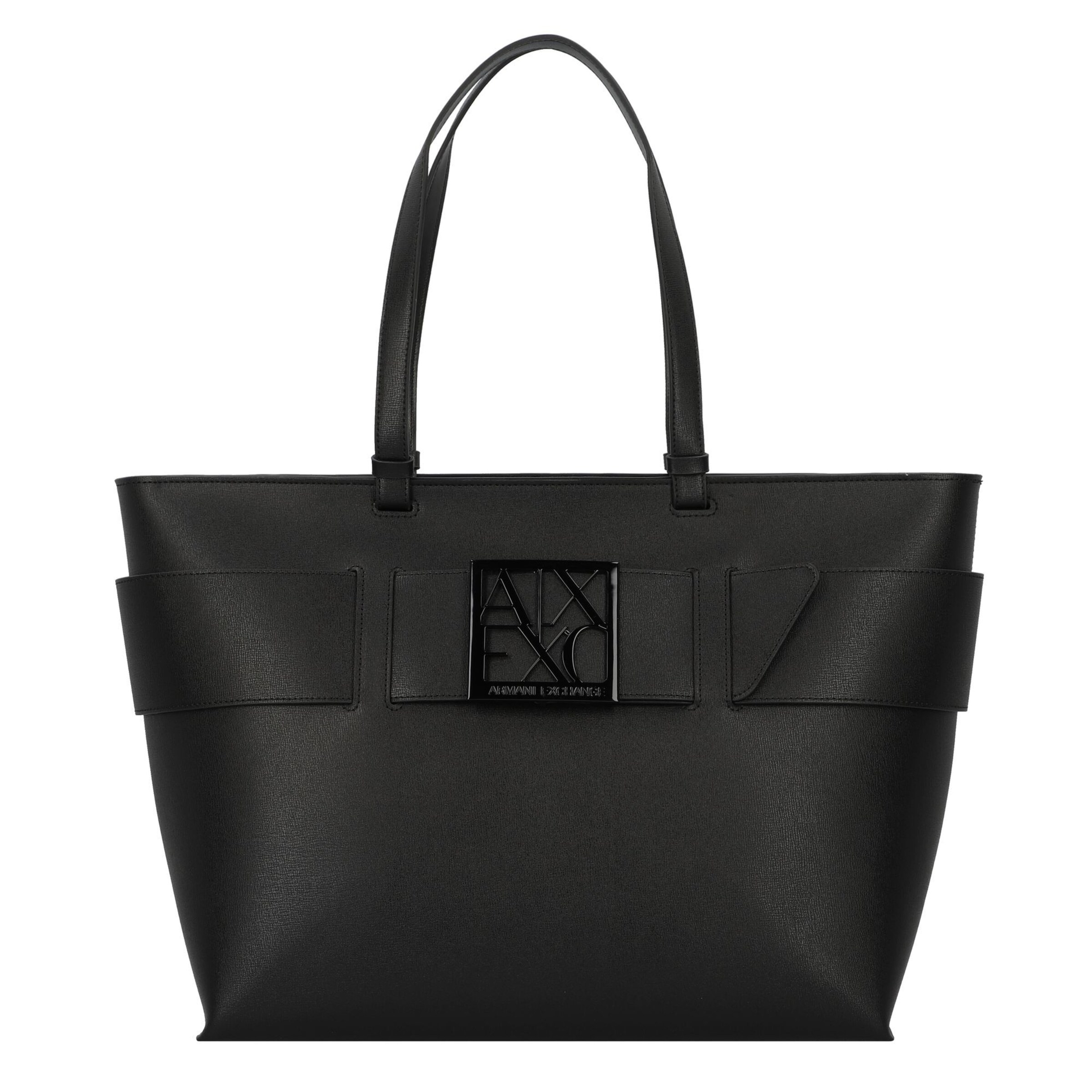 ARMANI EXCHANGE Shopper in Schwarz: Vorderseite