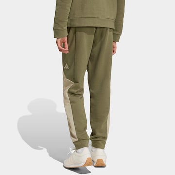 ADIDAS SPORTSWEAR Loose fit Workout Pants in Green