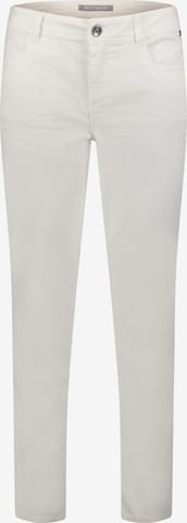 Betty & Co Slimfit Broek in Wit: voorkant