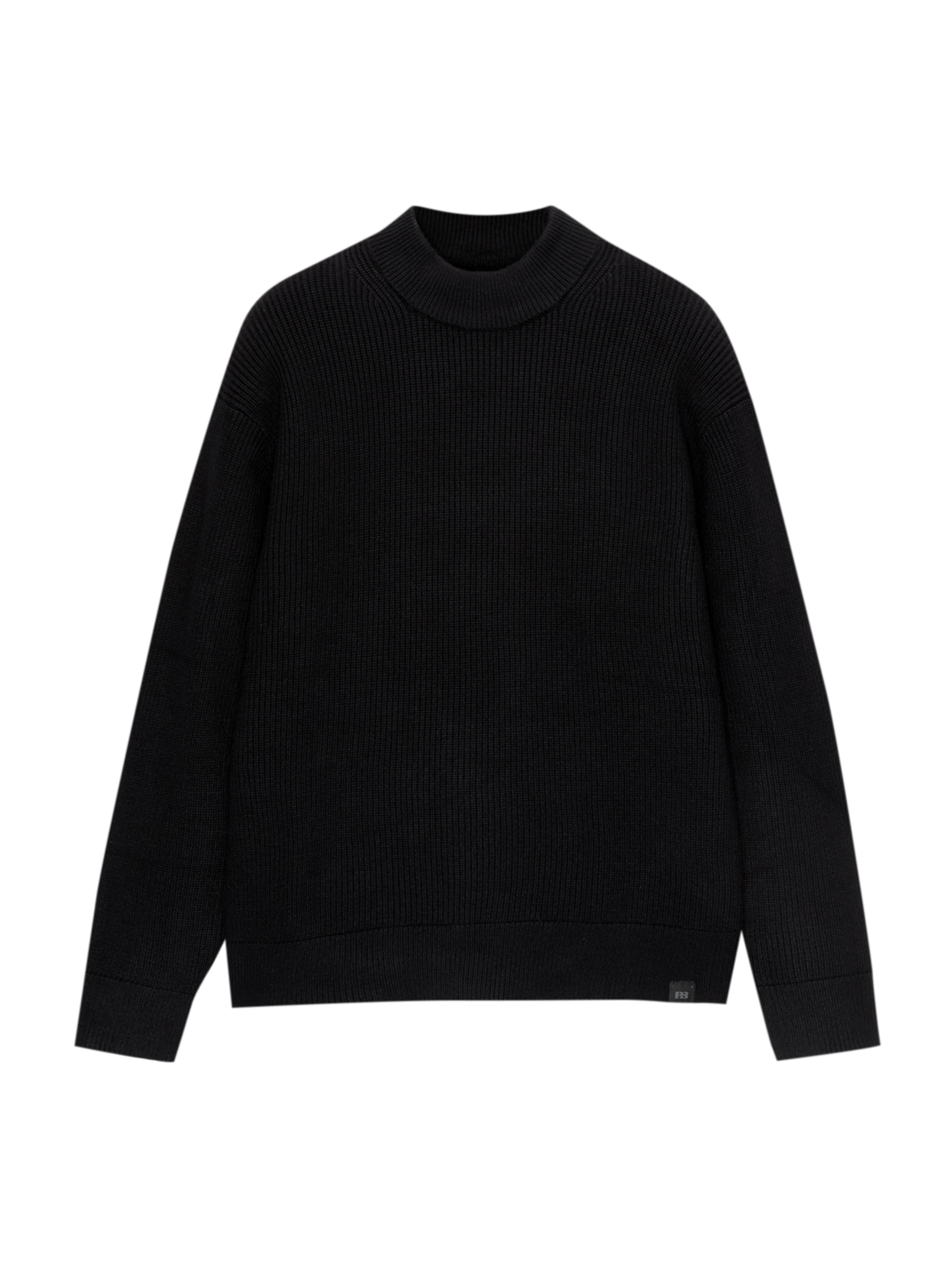 Pull&Bear Pullover in Schwarz: Vorderseite