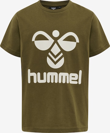 Hummel Performance Shirt 'Tres' in Green: front