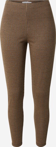 Skinny Leggings 'Rebecca' EDITED en marron : devant