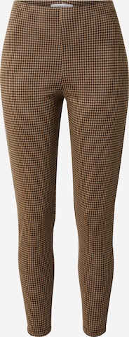 Skinny Leggings 'Rebecca' EDITED en marron : devant