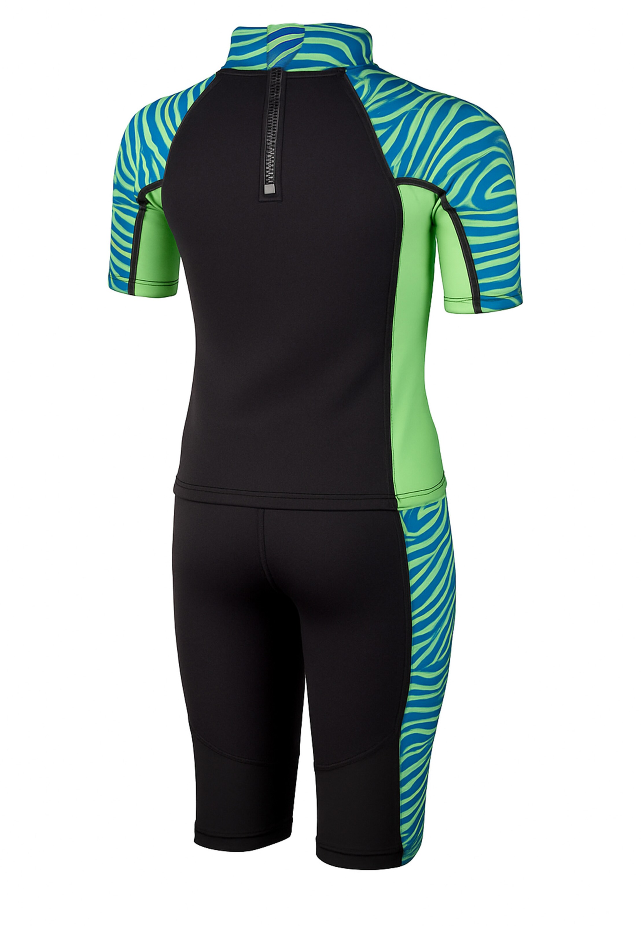 BECO the world of aquasports Sports swimwear 'Zebra Vibes' in Blue