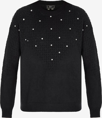 faina Pullover in Schwarz: Vorderseite