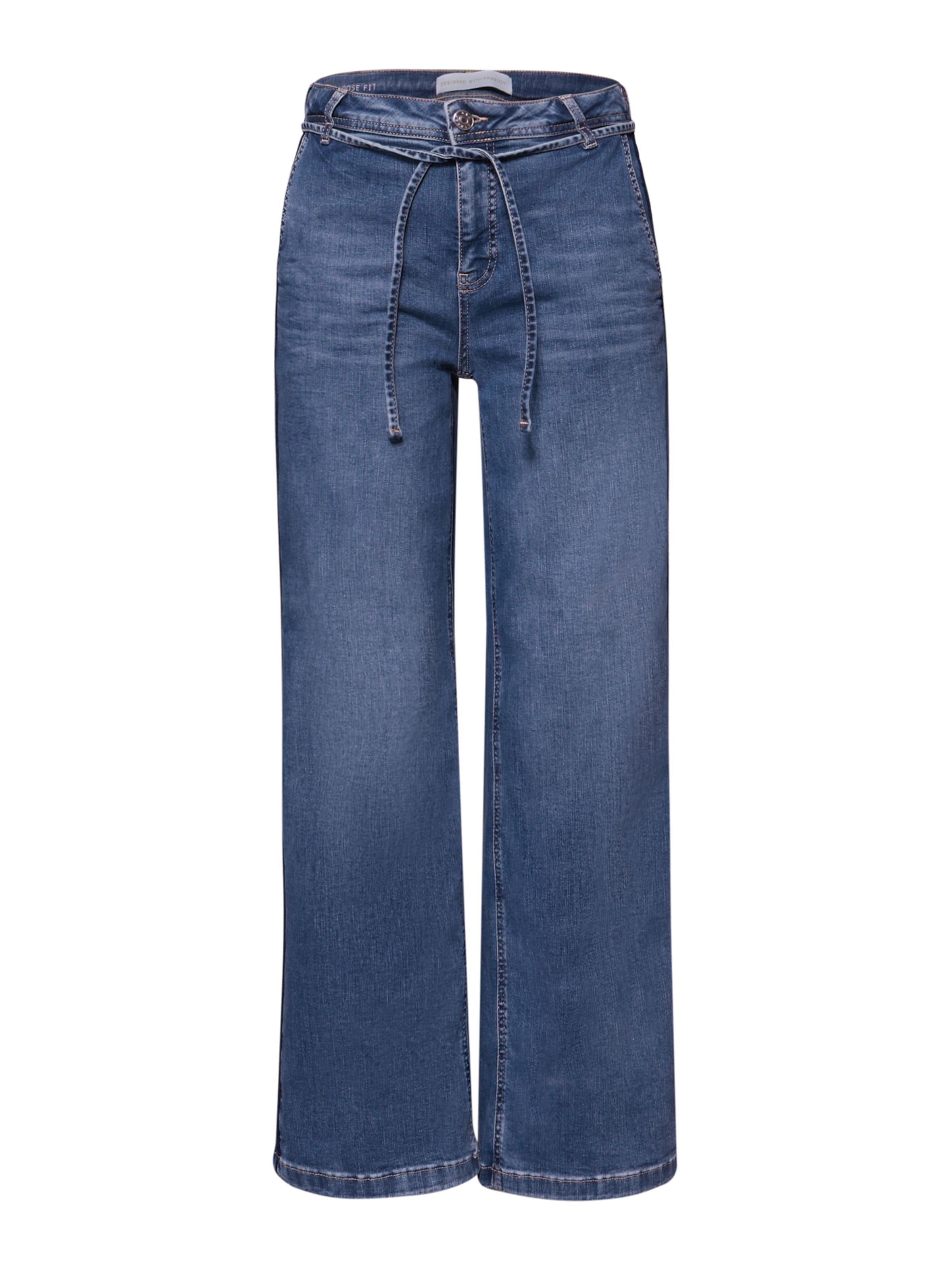 STREET ONE Wide leg Τζιν 'Emee' σε μπλε: μπροστά