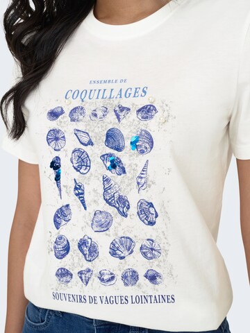 T-shirt 'ONLKITA' ONLY en blanc