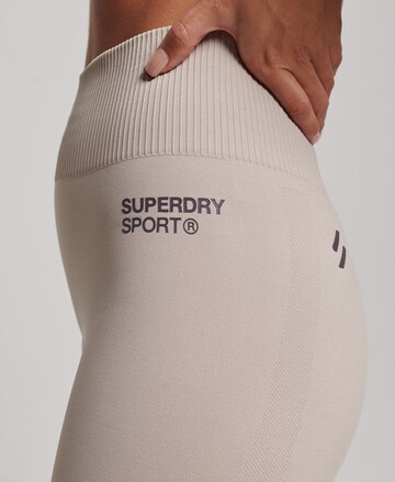 Skinny Pantalon de sport Superdry en rose
