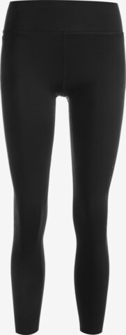 UNDER ARMOUR Skinny Workout Pants 'FlyFast Elite' in Black: front