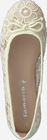 TAMARIS Ballet Flats in Beige