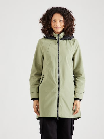 Manteau mi-saison s.Oliver en vert : devant