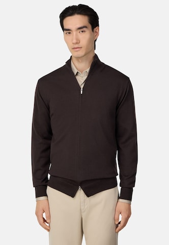 Vestes en maille Boggi Milano en marron : devant