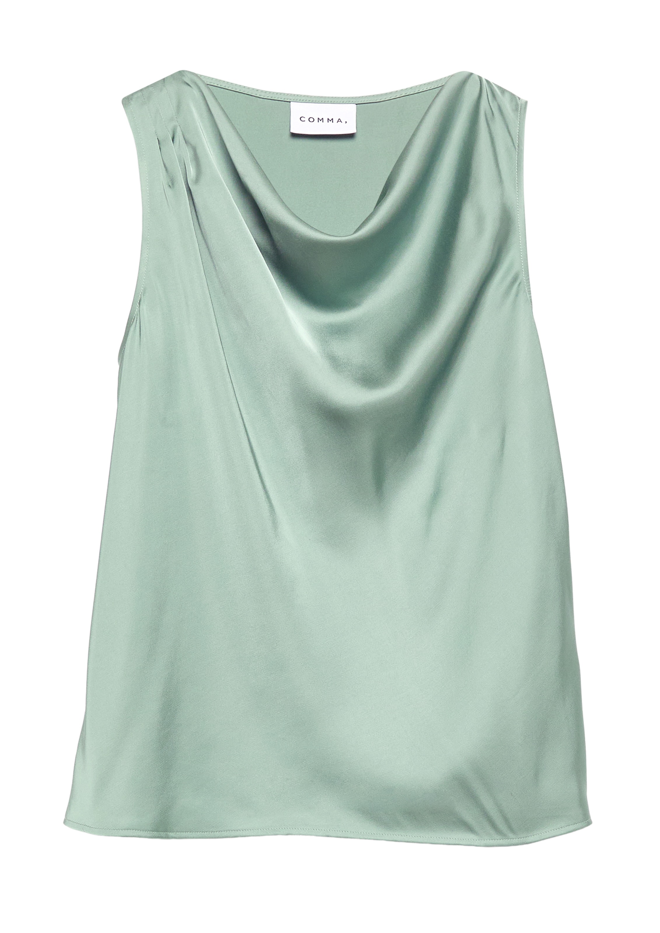 COMMA Blouse in Groen: voorkant