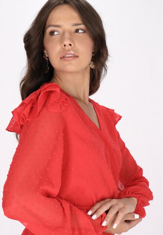 faina Bluse in Rot