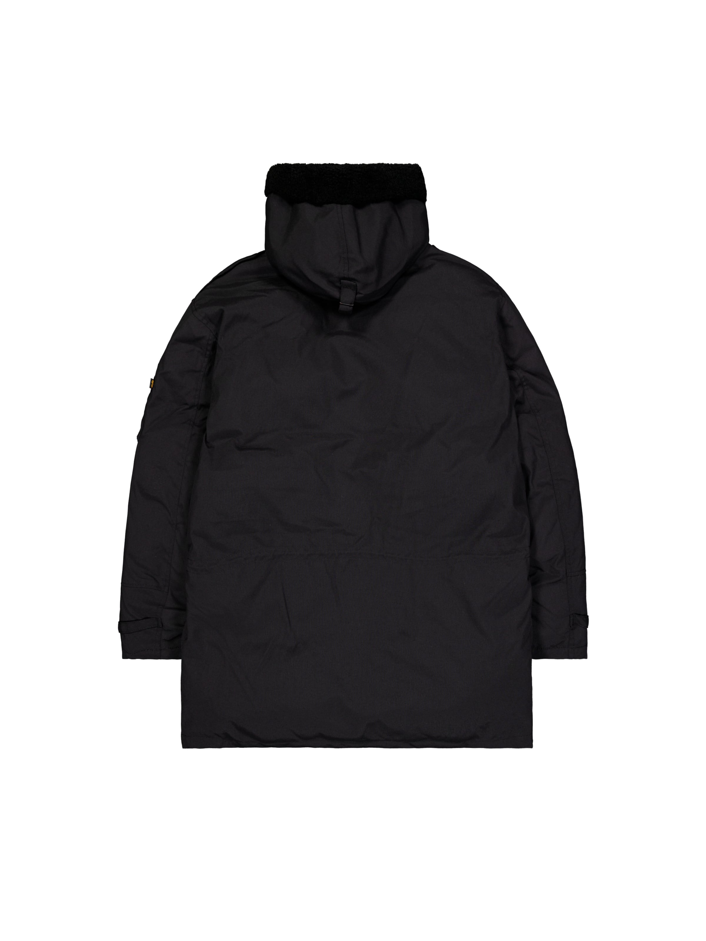ALPHA INDUSTRIES Parka 'B-11' in Schwarz: Rückseite