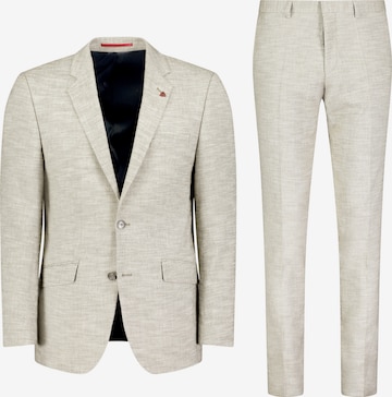 ROY ROBSON Slim fit Suit in Beige: front