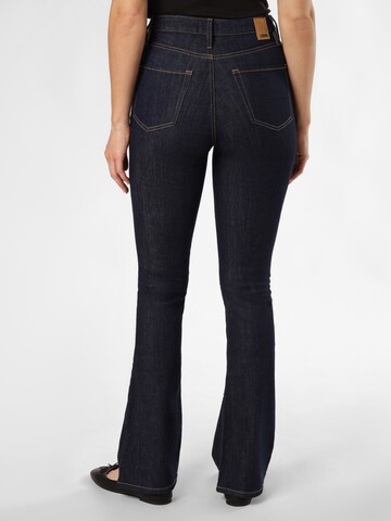 BOSS Flared Jeans ' Rosa ' in Blau