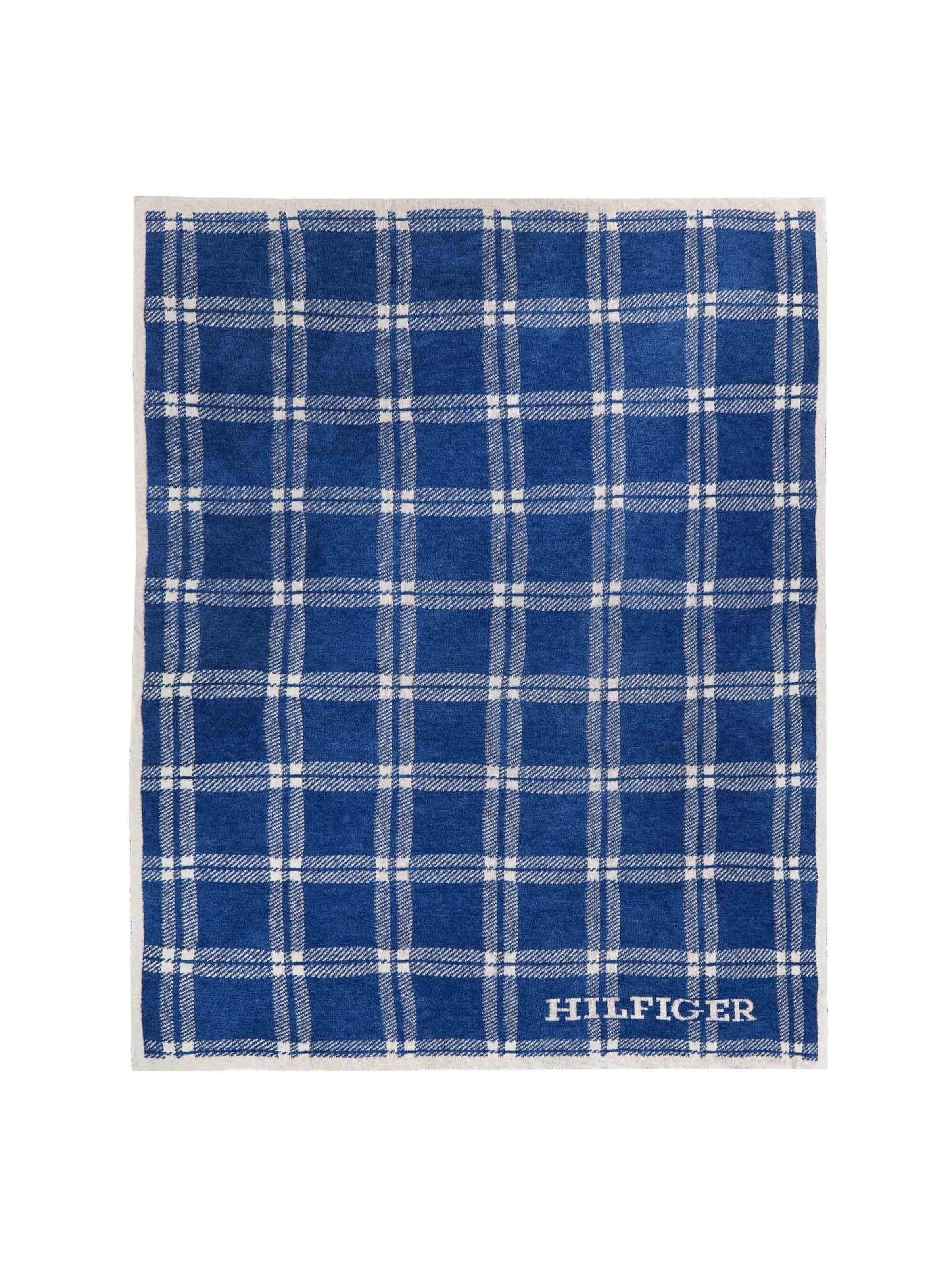 Couvertures 'POSH' TOMMY HILFIGER en bleu