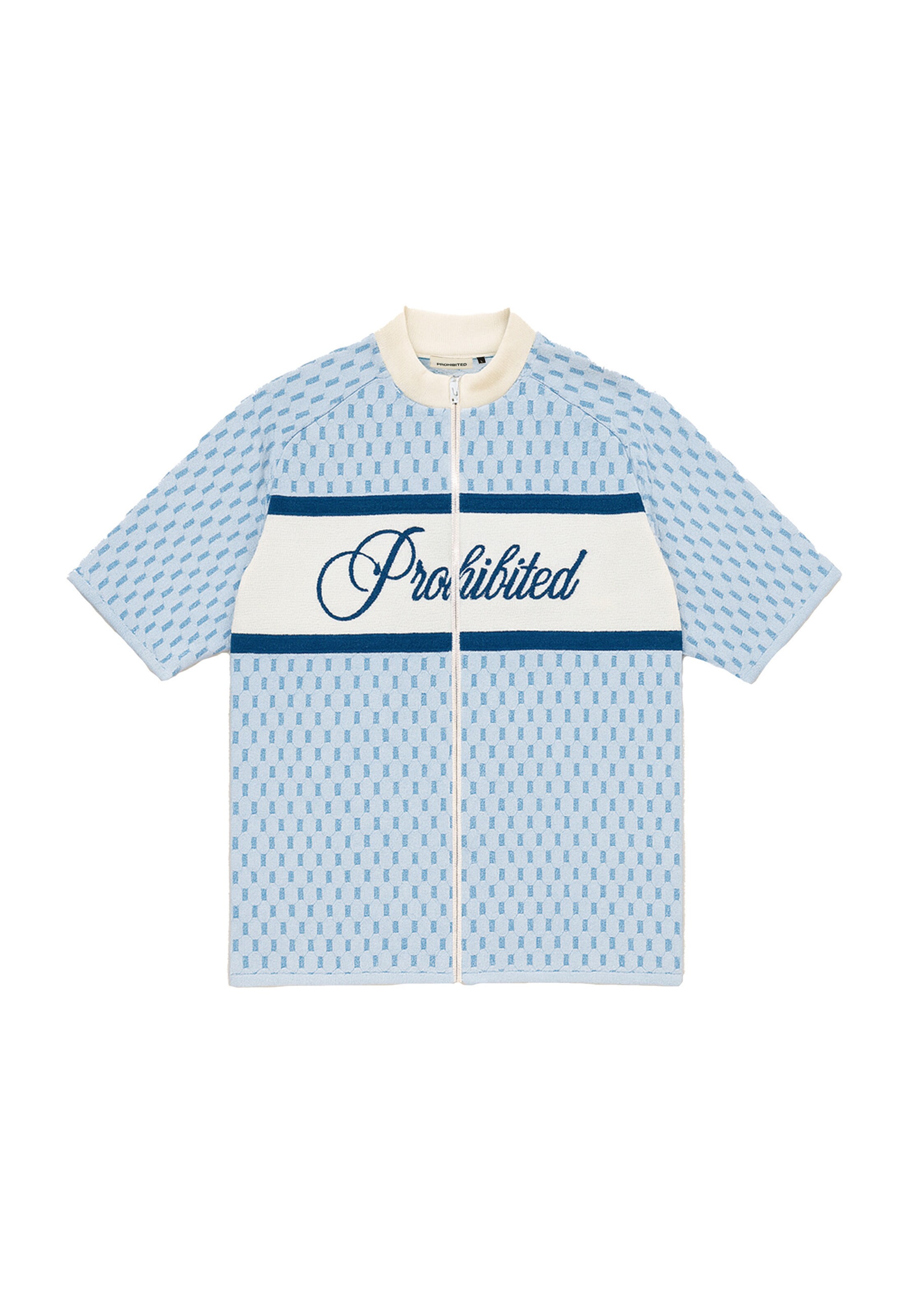 Prohibited Strickjacke 'Sunday Ride' in Blau: Vorderseite