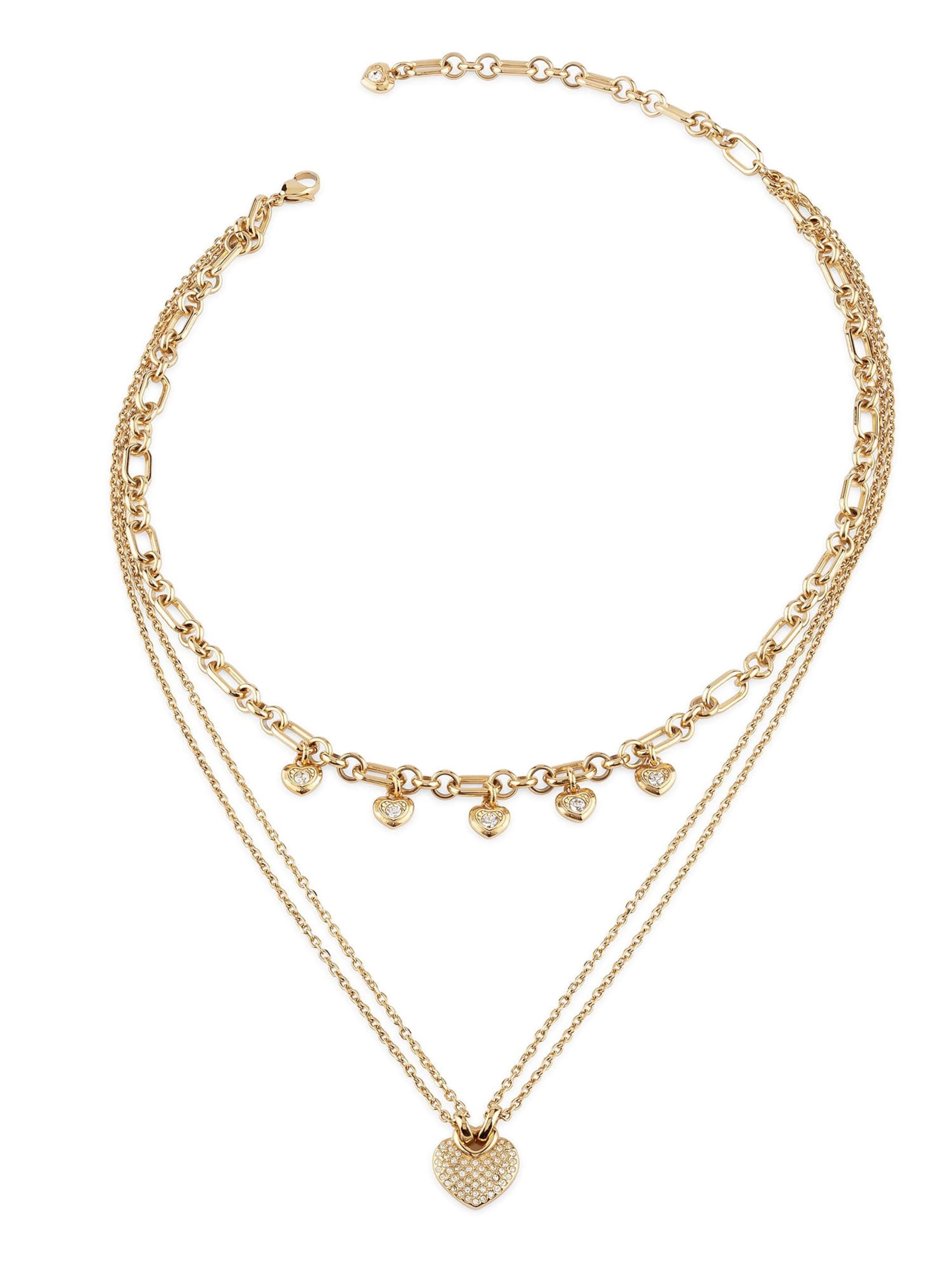 GUESS Halskette 'Crazy in love' in Gold: Vorderseite