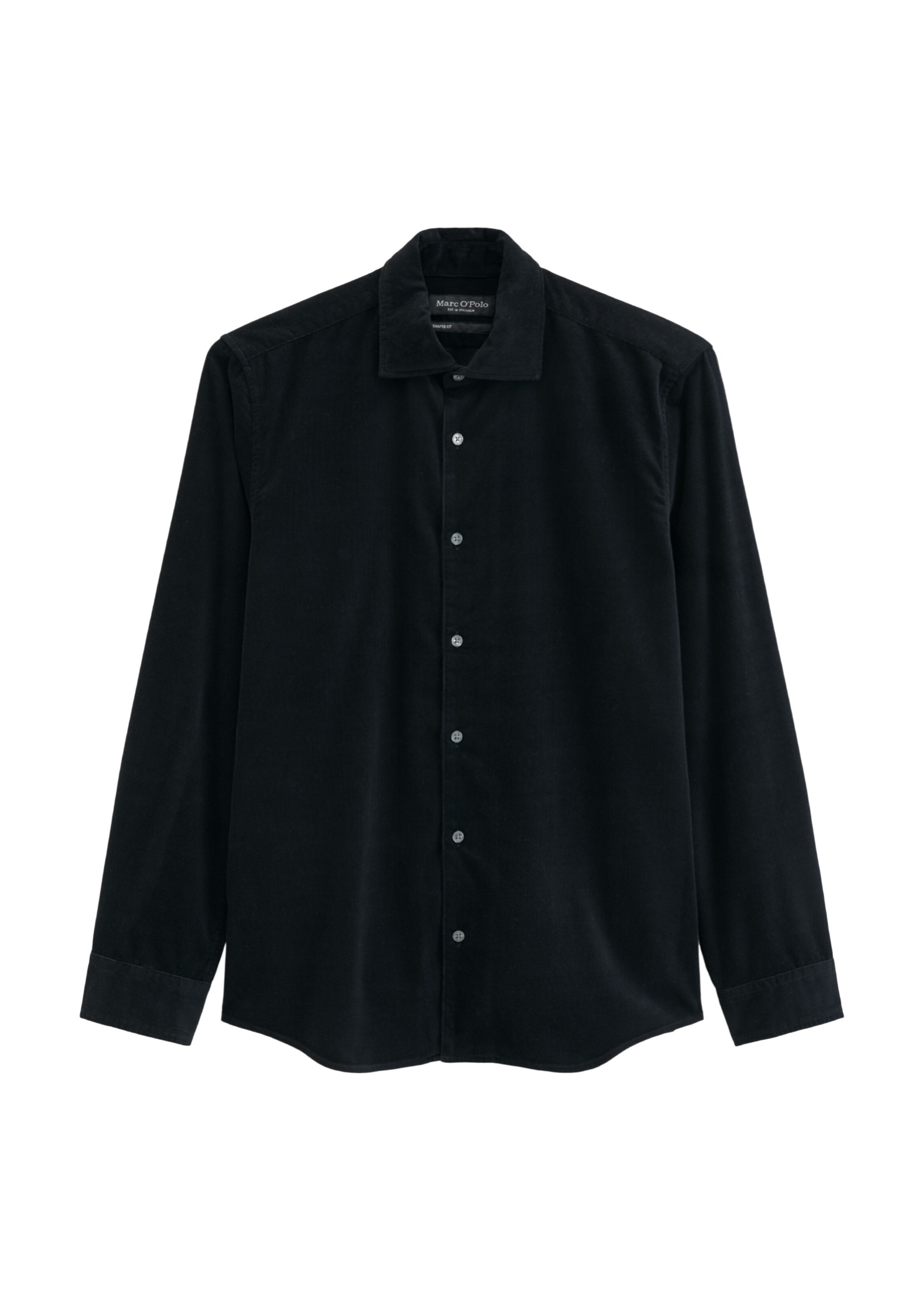 Marc O'Polo Button Up Shirt in Black: front