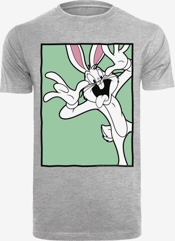 T-Shirt 'Looney Tunes Bugs Bunny' F4NT4STIC en gris : devant