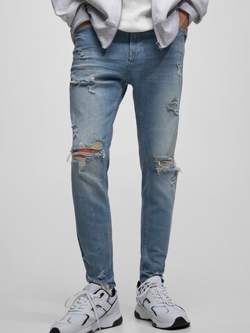 Pull&Bear Regular Jeans in Blauw