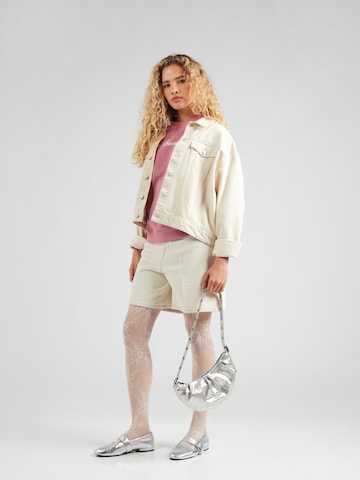 Pepe Jeans Μπλούζα φούτερ σε ροζ: μπροστά