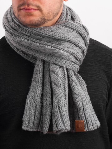 Manufaktur13 Oversizeschal 'Rough Knit' in Grau