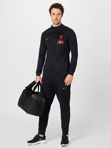 Jachetă de trening 'FC Liverpool' de la NIKE pe negru