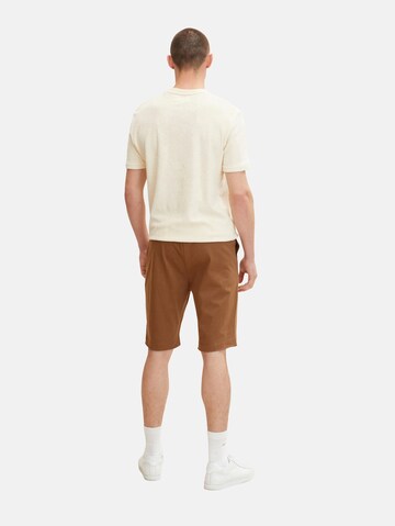 TOM TAILOR Regular Shorts in Braun