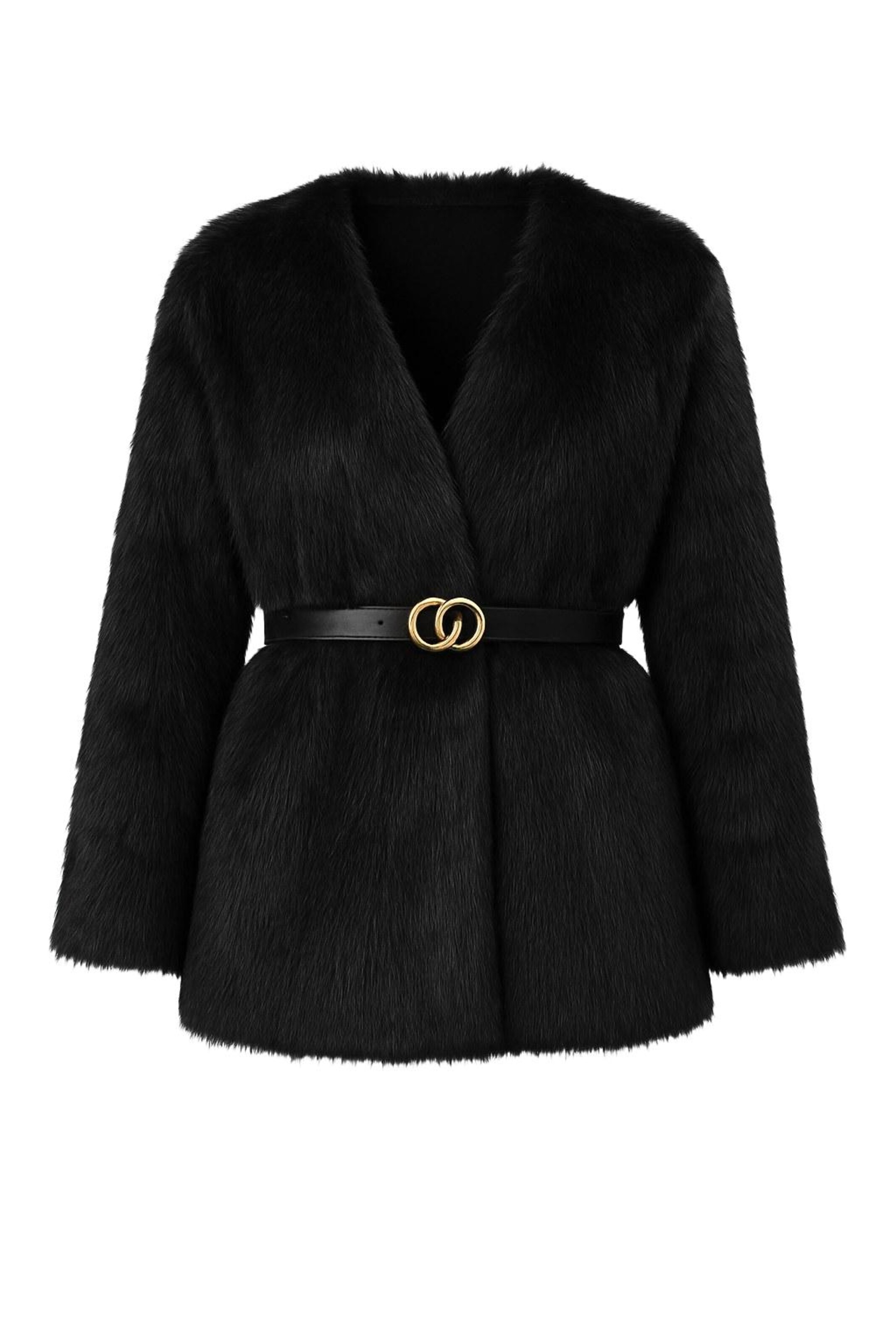 MODAMIHRAM Tussenjas in Zwart: voorkant