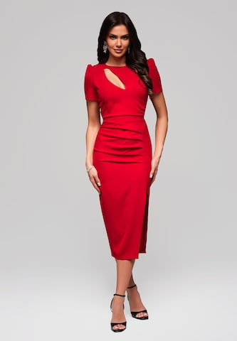 Ombre Avondjurk in Rood