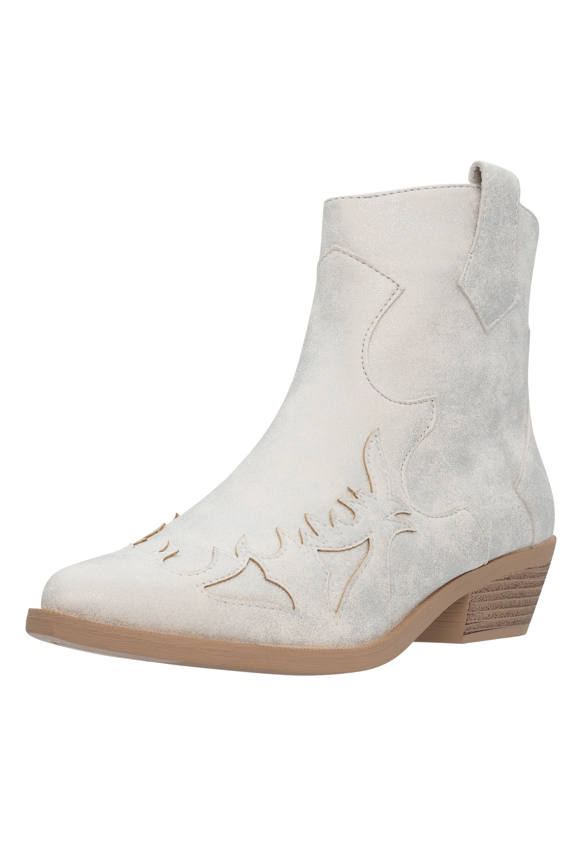 Bottes de cowboy Salinyang en gris : devant