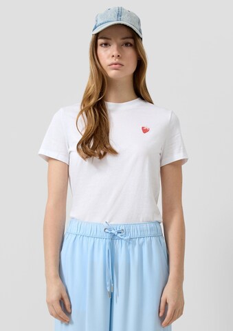 QS Shirt in White: front