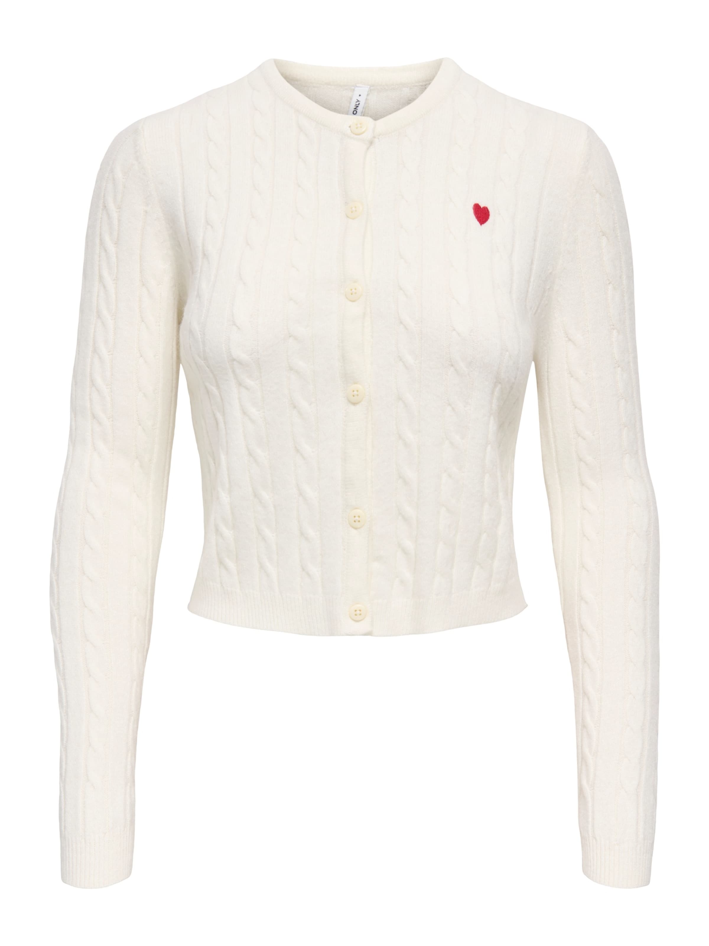 ONLY Cardigan 'ONLKatia' i hvid: forside