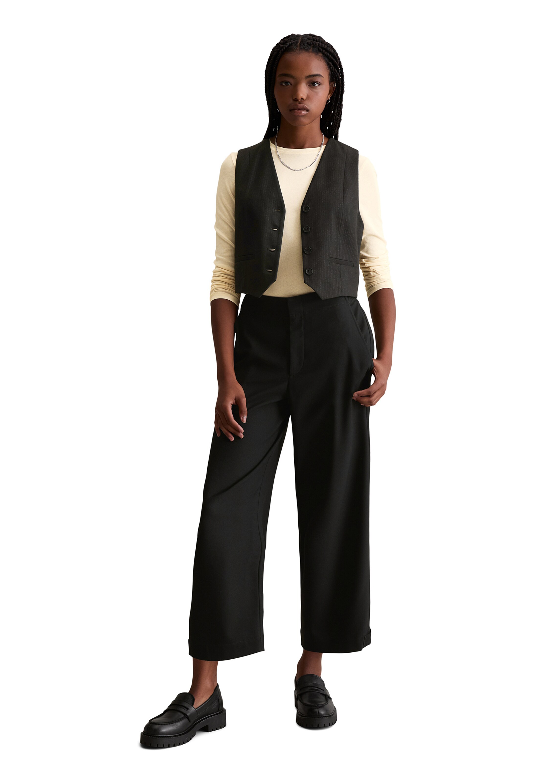 Marc O'Polo DENIM Loose fit Pants in Black