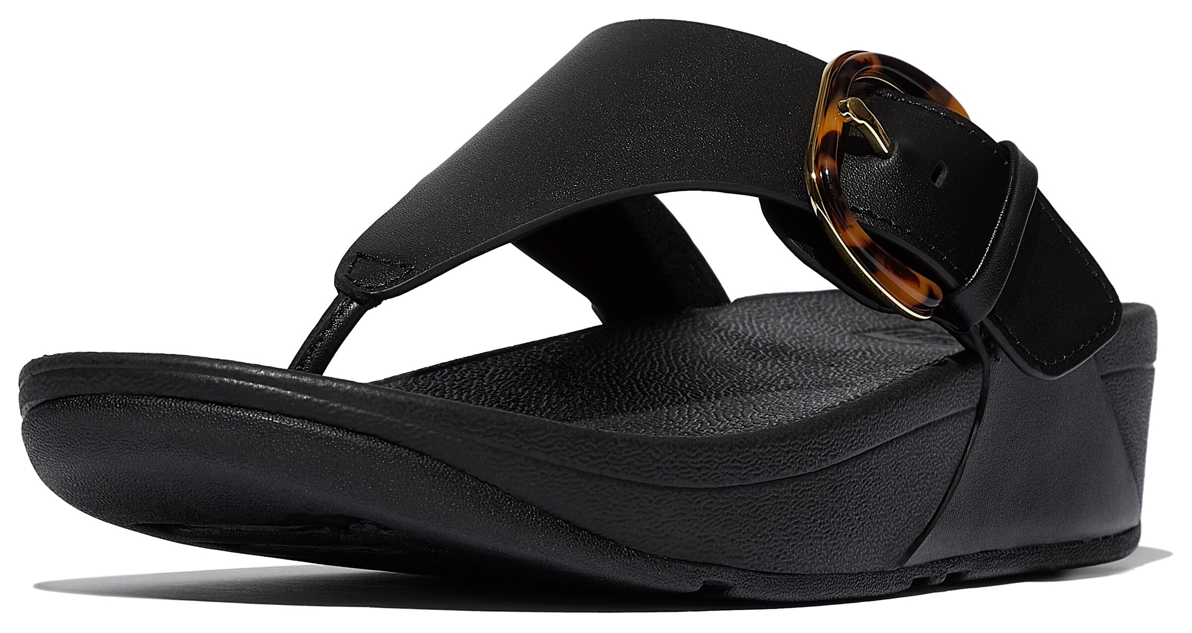 FitFlop Zehentrenner in Schwarz: Vorderseite